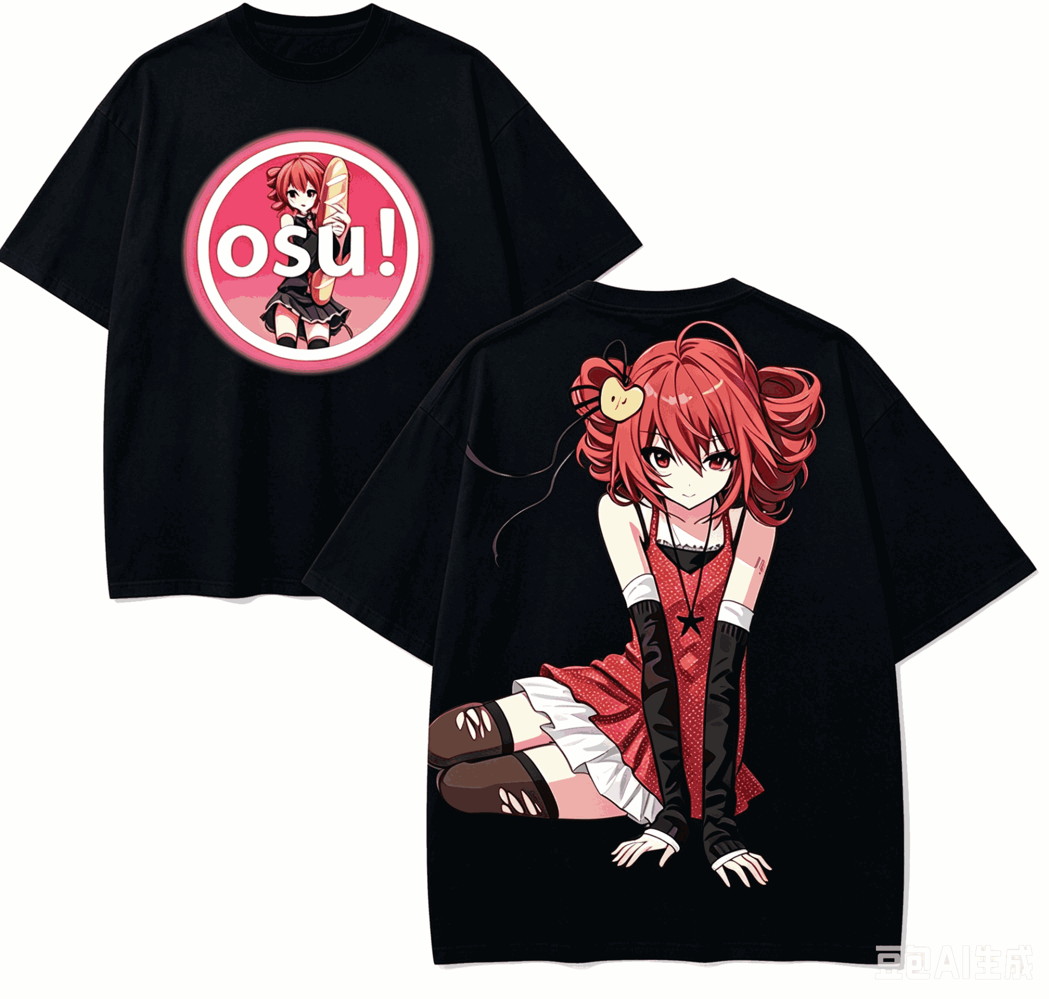 Street Fashion Model - Kasane Teto Anime Lover T-shirt Harajuku