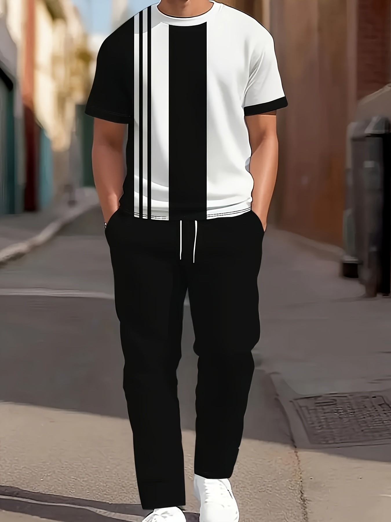Street Summer Fashion - 2026 Summer New Men's Short-Sleeved Long