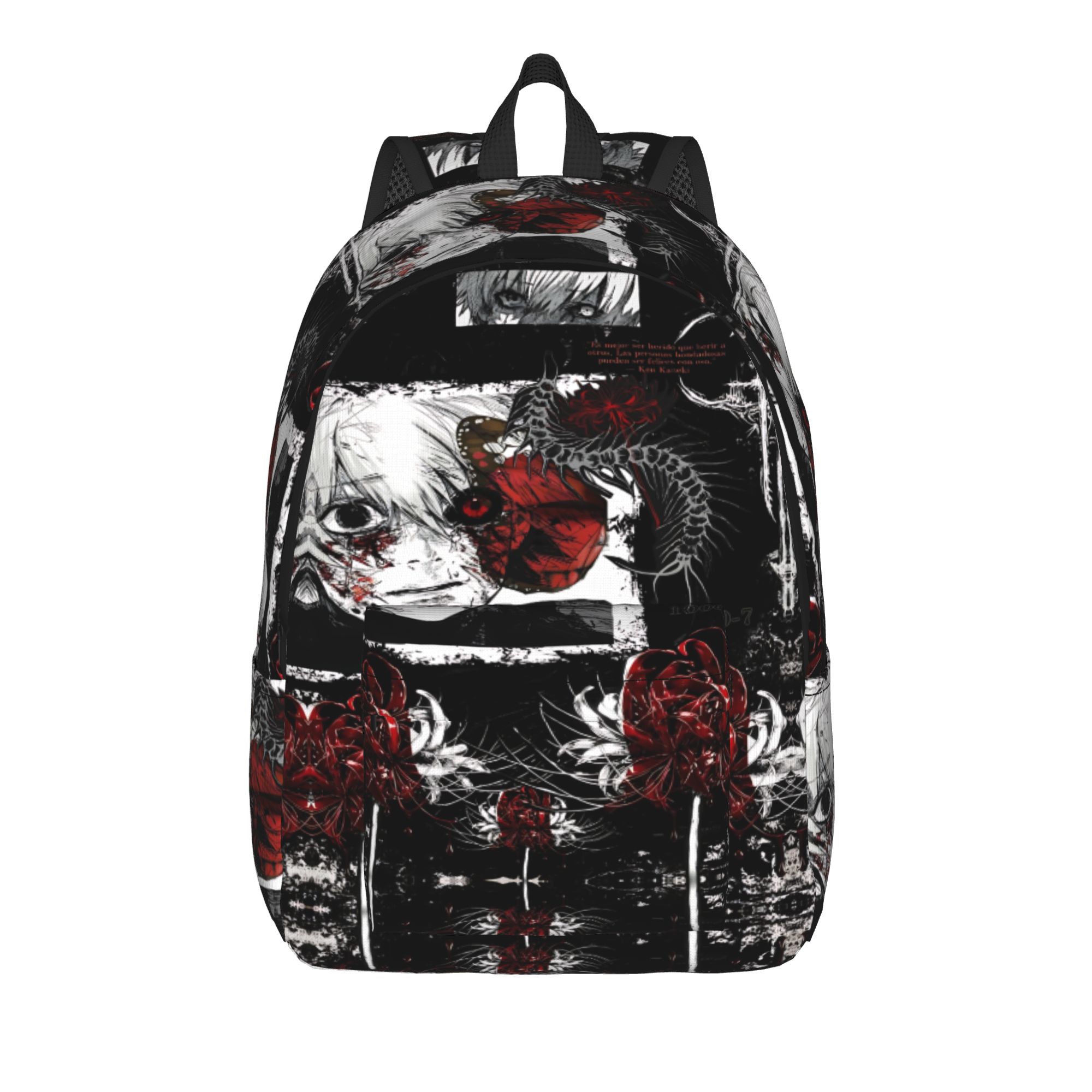 Street Fashion In Tokyo - Fashion Halloween Tokyo Ghoul Kaneki Backpack