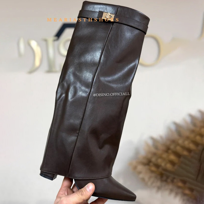 Women's Chunky Heel Knee High  - Street Fashion Winter 2025 评论和价格
