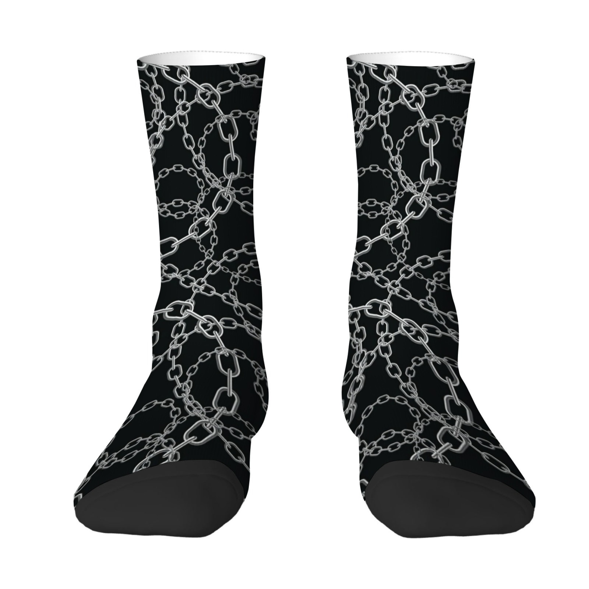 Fun Novel Chain Print Men's Mi - Quirky Street Fashion 评论和价格