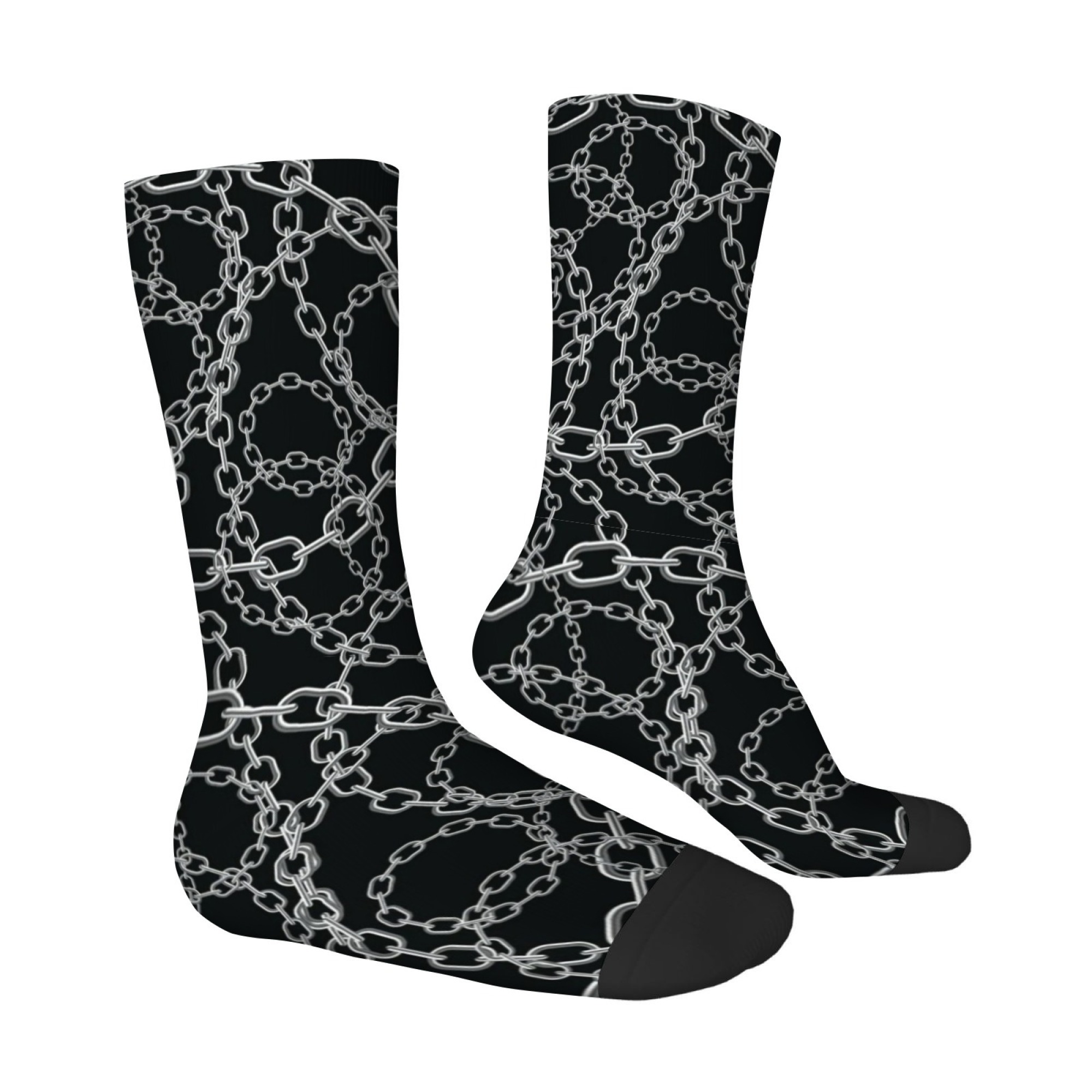 Fun Novel Chain Print Men's Mi - Quirky Street Fashion 评论和价格
