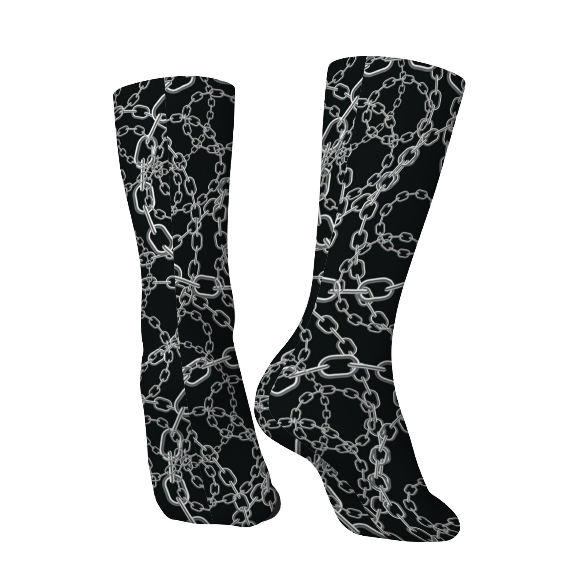 Fun Novel Chain Print Men's Mi - Quirky Street Fashion 评论和价格