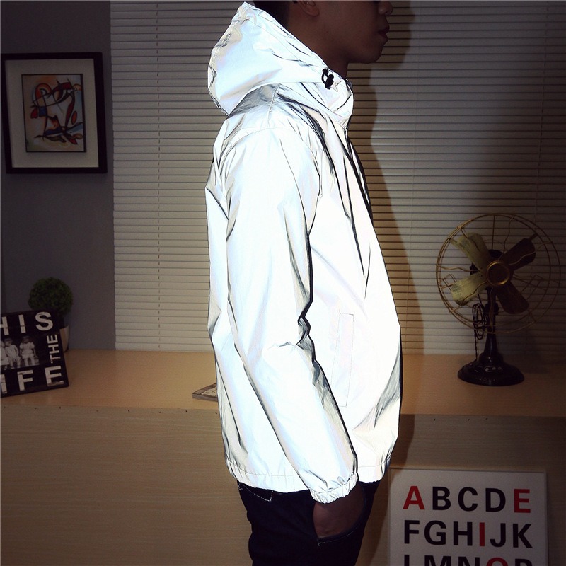 LED Light Up Windbreaker Coupl - Reflective Jacket Running 评论和价格
