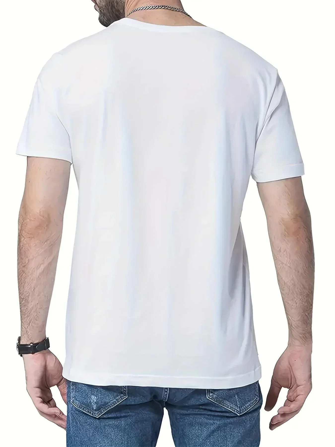 Retro Cotton T-shirt - Retro D - Street Fashion Videos 评论和价格