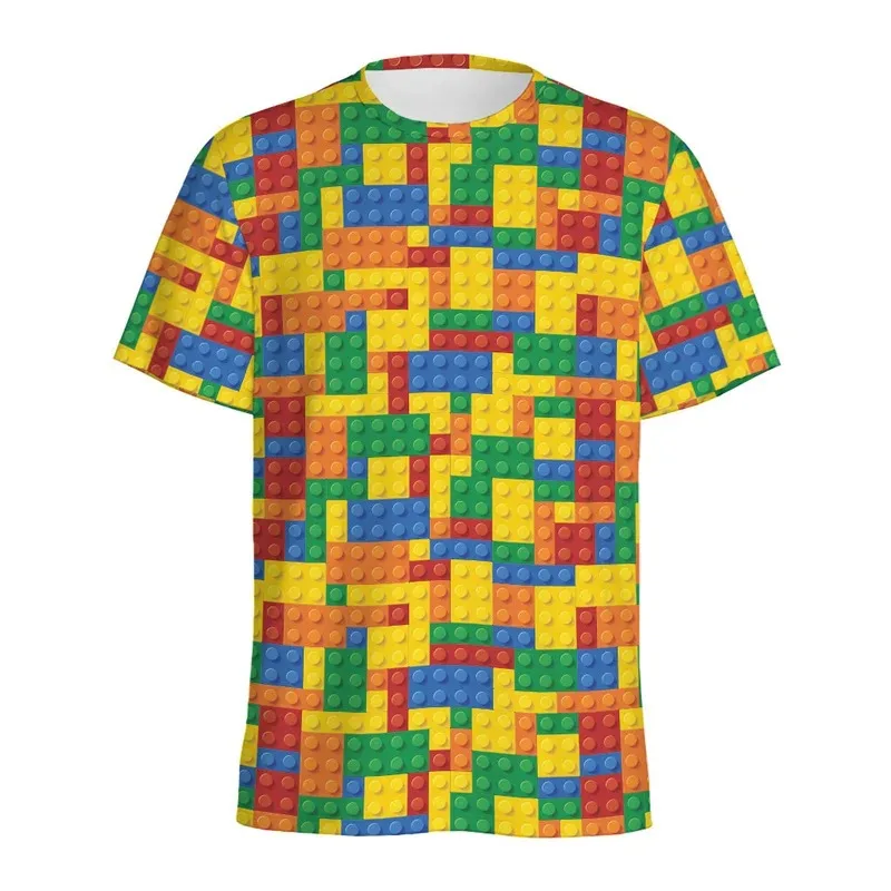Retro Building Block 3D Printe - Street Fashion Videos 评论和价格