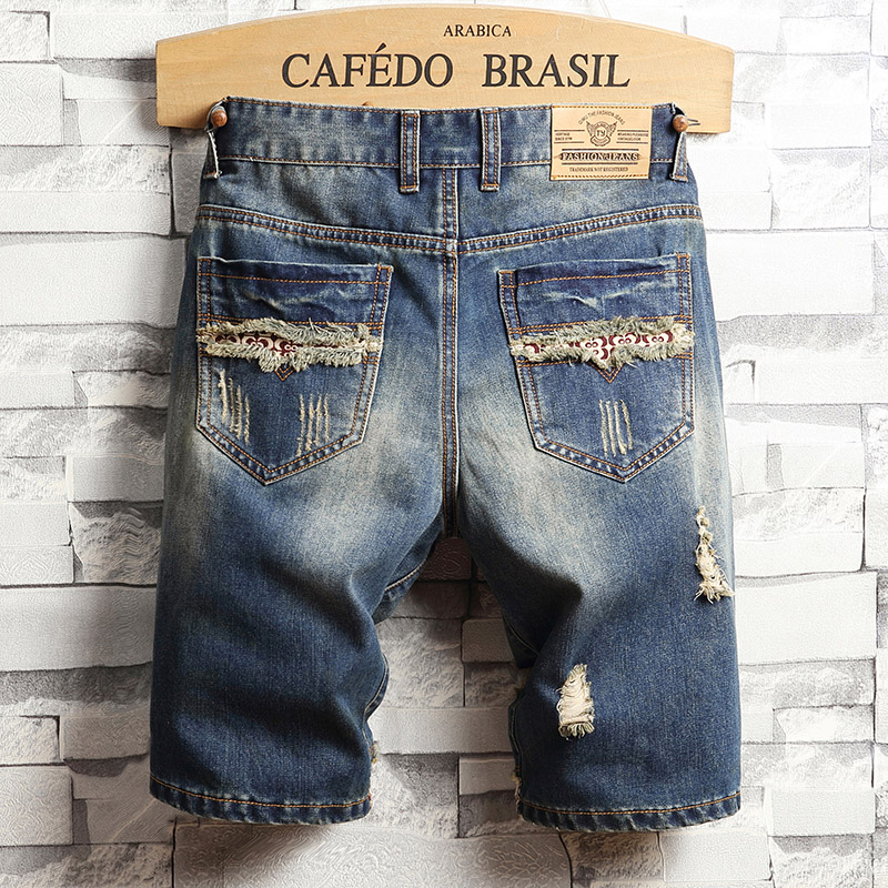 Ripped Hip-hop Denim Shorts Me - Street Fashion Jeans 评论和价格