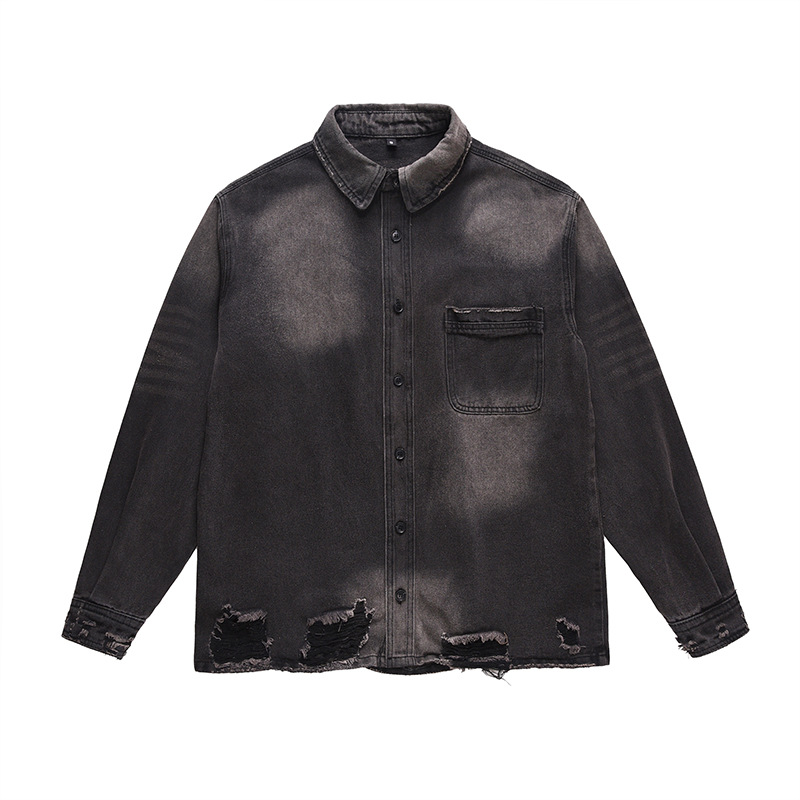 Men's High Street Ripped Jeans - Street Fashion Jeans 评论和价格
