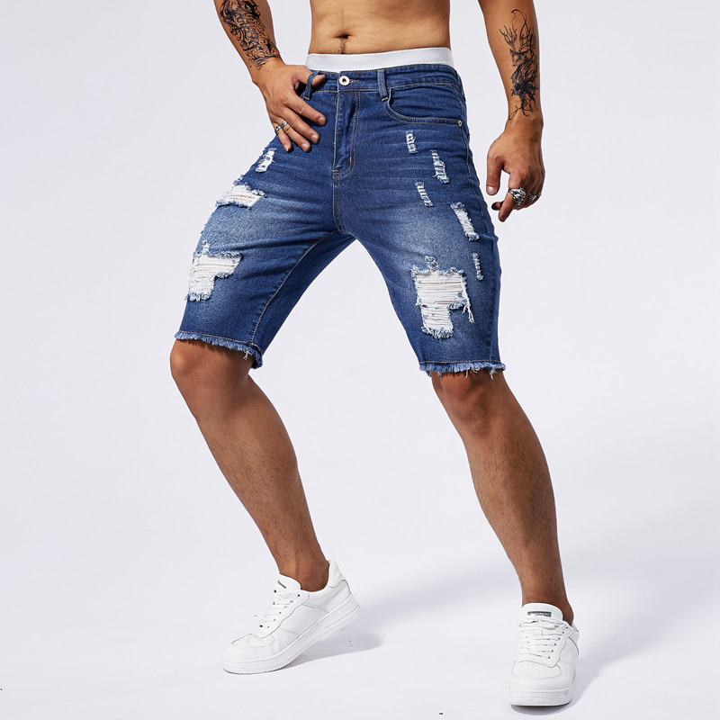 2025 Summer New Men's Ripped D - Street Fashion Brand 评论和价格