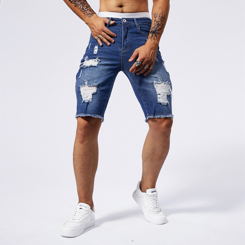 2025 Summer New Men's Ripped D - Street Fashion Brand 评论和价格