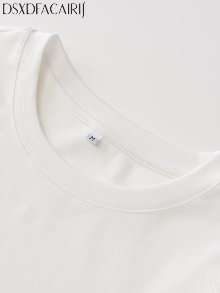 DSXDFACAIRIJ Women's O-Neck Sh - Street Fashion Model 评论和价格