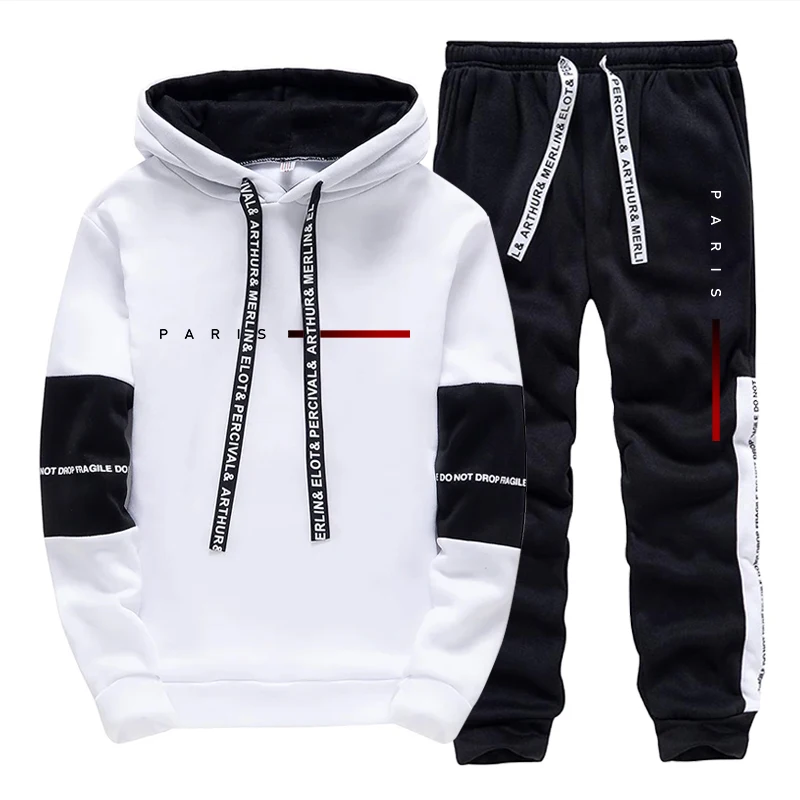 Paris Fashion Hoodie Streetwea - Street Fashion Male 评论和价格