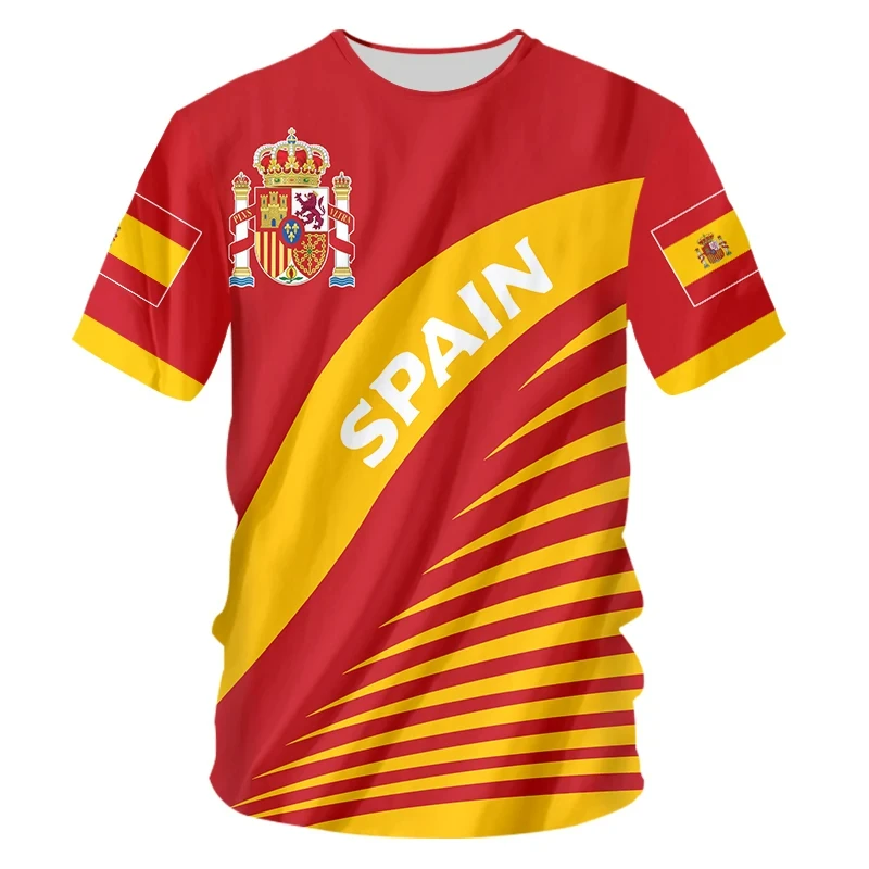 Unisex 3D Print Spain Style T  - Street Fashion In Spain 评论和价格