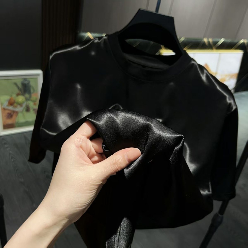Mens Acetate Fiber Satin Gloss - Street Fashion Clothes 评论和价格