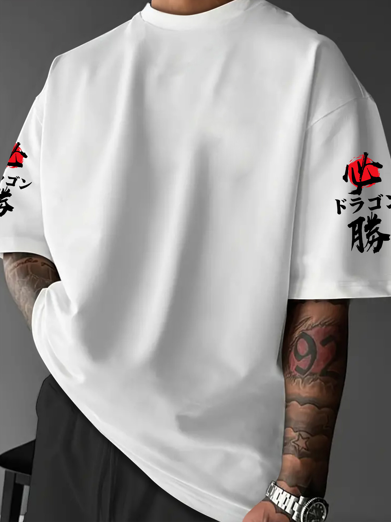 New Men Summer T-shirt  Street - Street Fashion In Tokyo 评论和价格