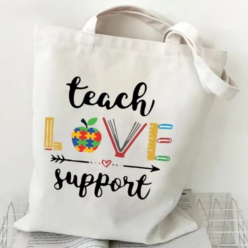 Women Canvas Shoulder Bag Teac - Tote Bag Canvas Print 评论和价格