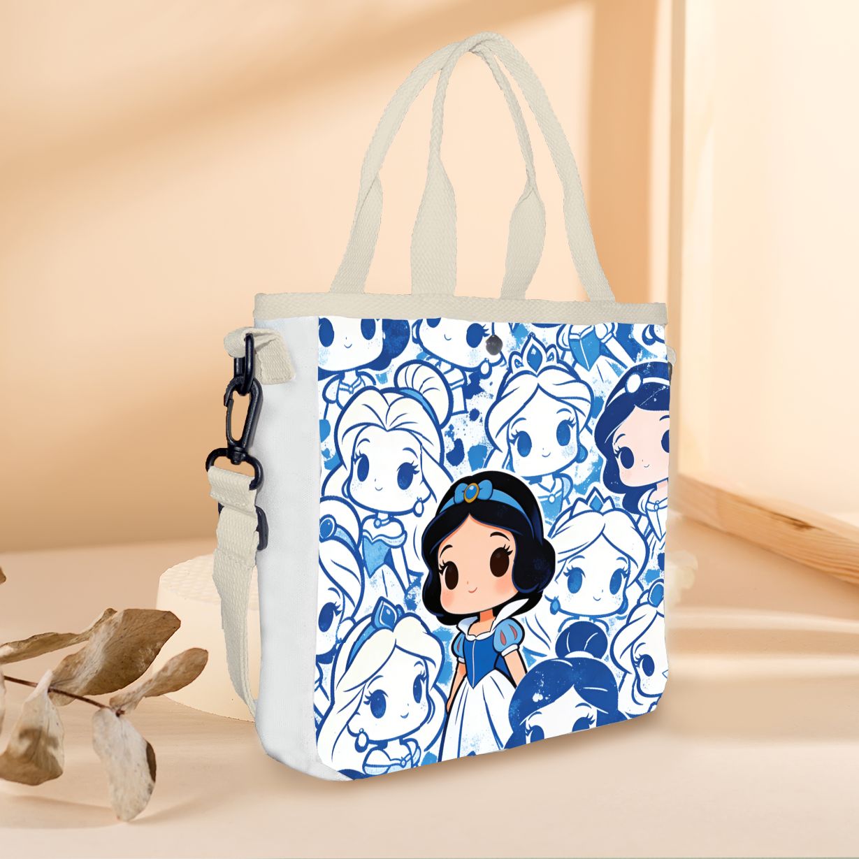 Cartoon snow white Characters  - Tote Bag Canvas Print 评论和价格
