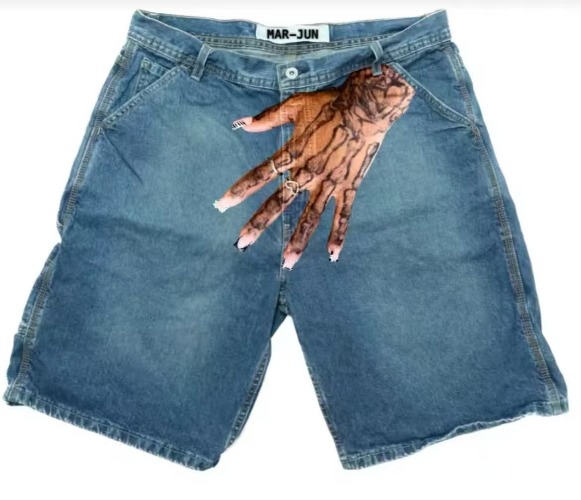 Deeptown Y2k Vintage Harajuku  - Street Fashion Jeans 评论和价格