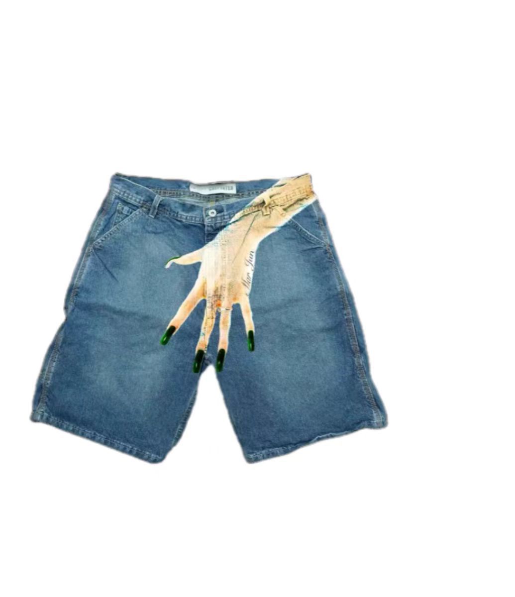 Deeptown Y2k Vintage Harajuku  - Street Fashion Jeans 评论和价格