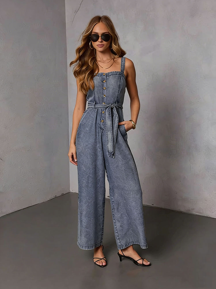 Summer Vintage Women Denim Jum - Street Fashion Jeans 评论和价格