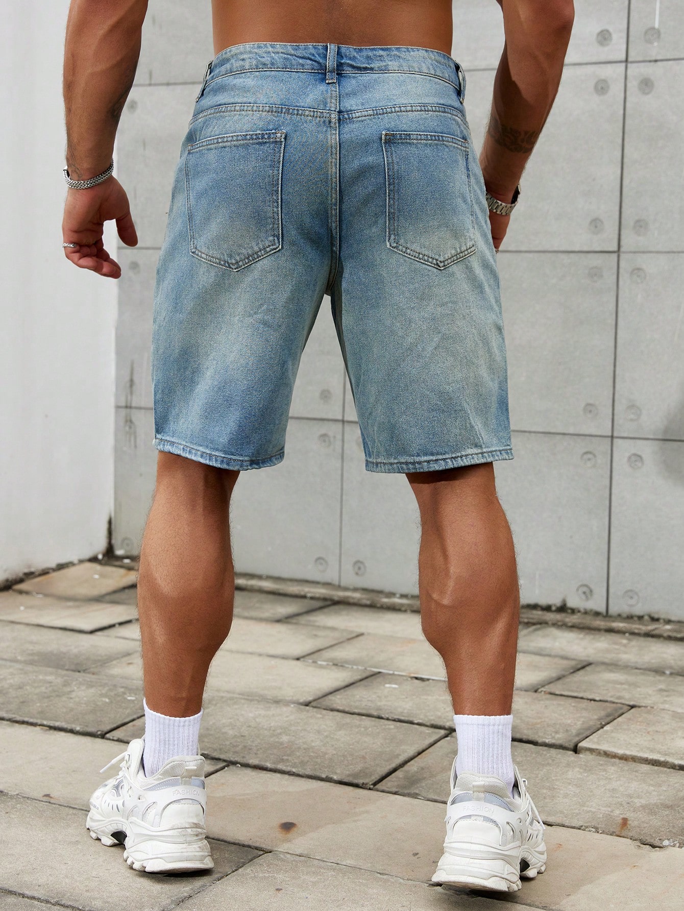 New Fashion Mens Ripped Short  - Street Fashion Jeans 评论和价格