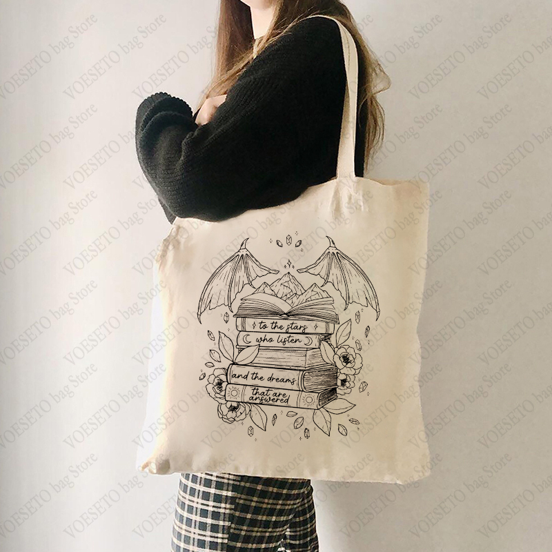 SJM Night Court Luxury Tote Ba - Tote Bag Canvas Print 评论和价格