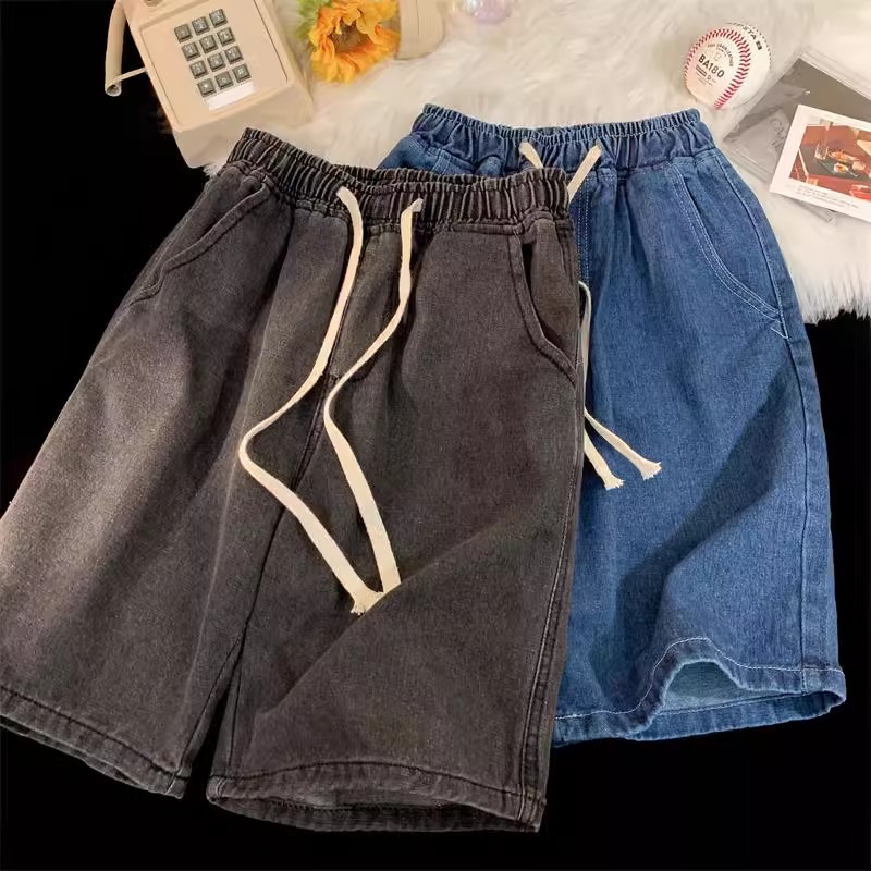 2026 New Korean Style Vintage  - Street Fashion Jeans 评论和价格