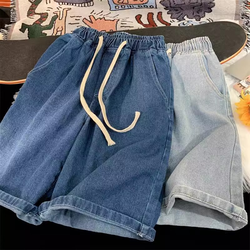 2026 New Korean Style Vintage  - Street Fashion Jeans 评论和价格