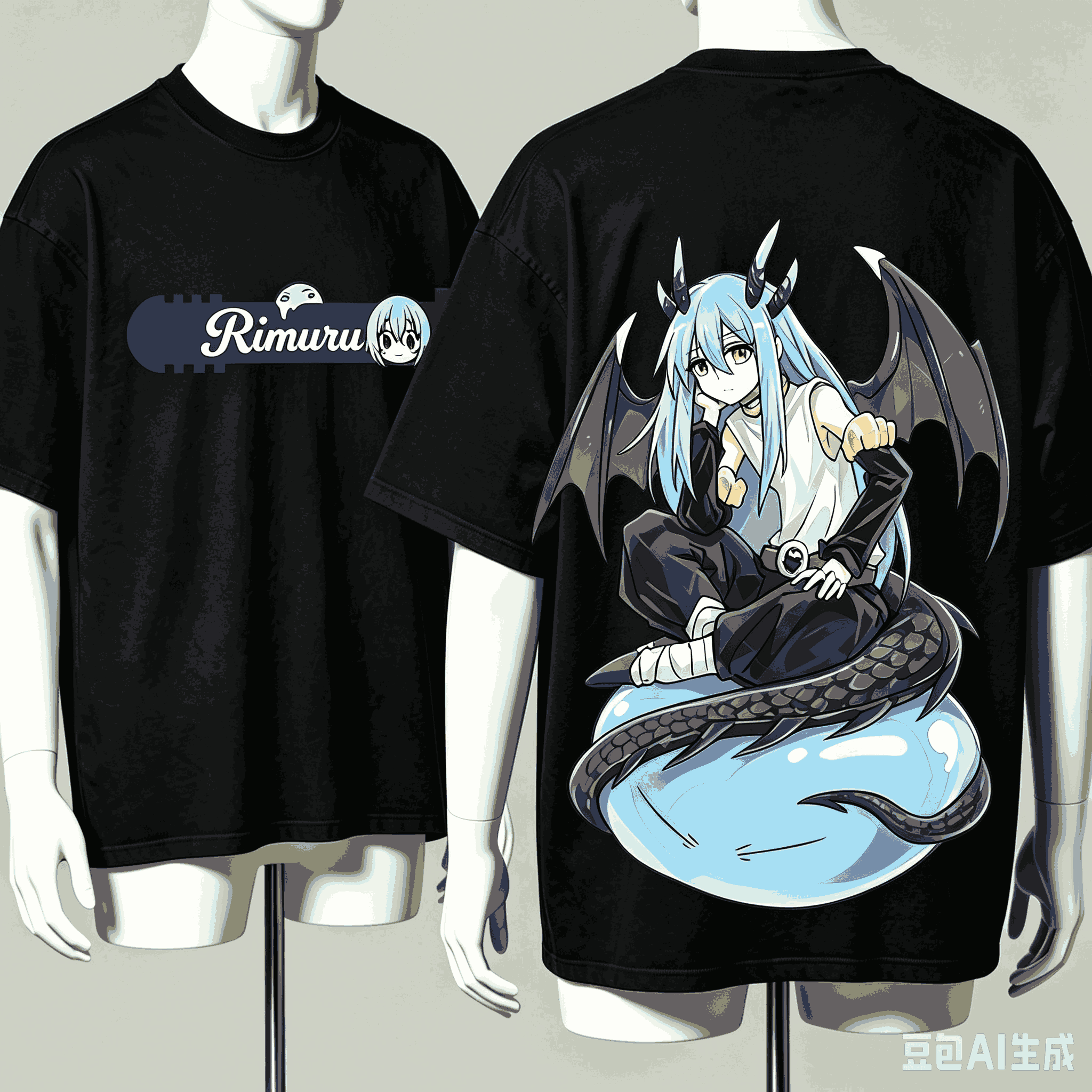 Slime Rimuru Anime Lover T-shi - Street Fashion Model 评论和价格