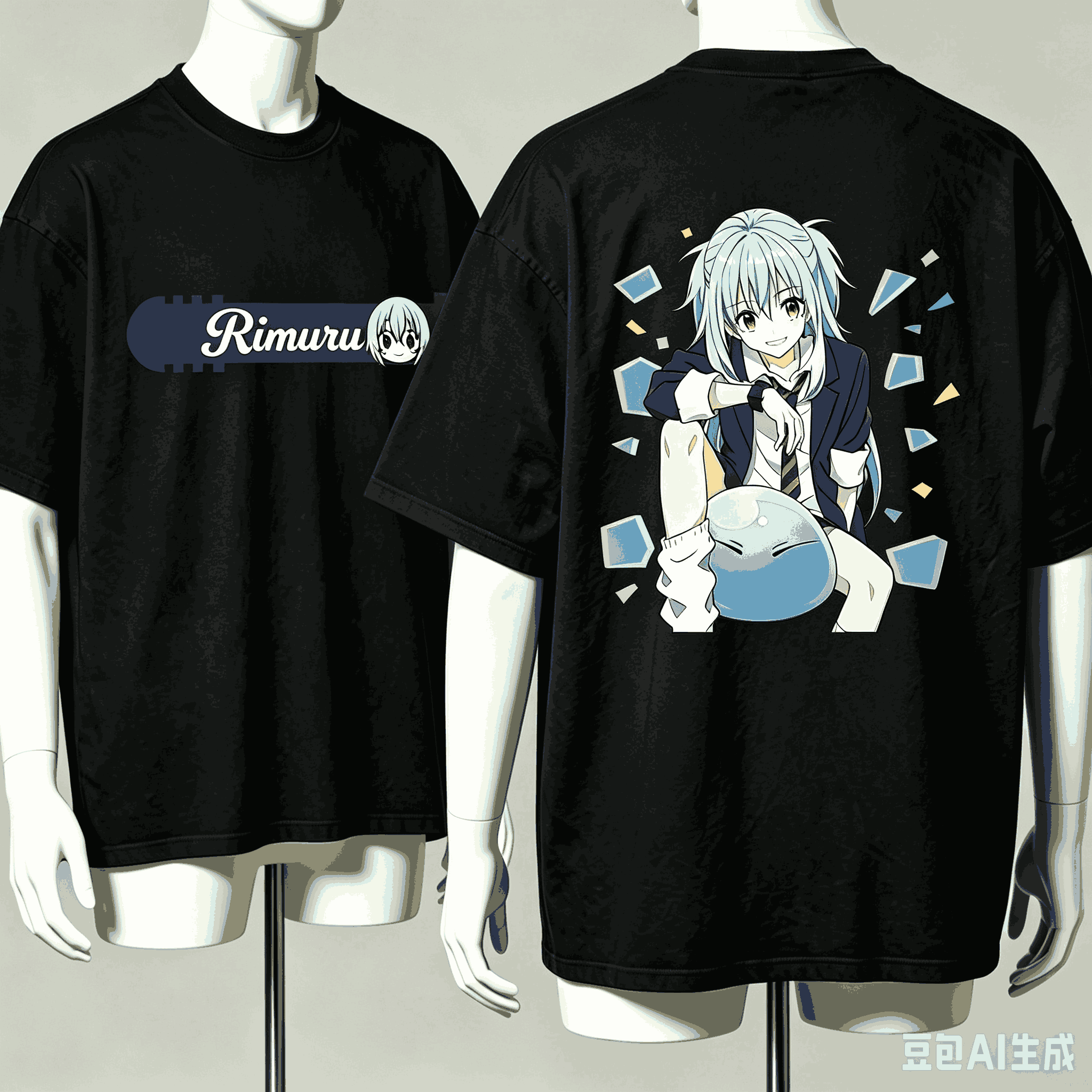 Slime Rimuru Anime Lover T-shi - Street Fashion Model 评论和价格