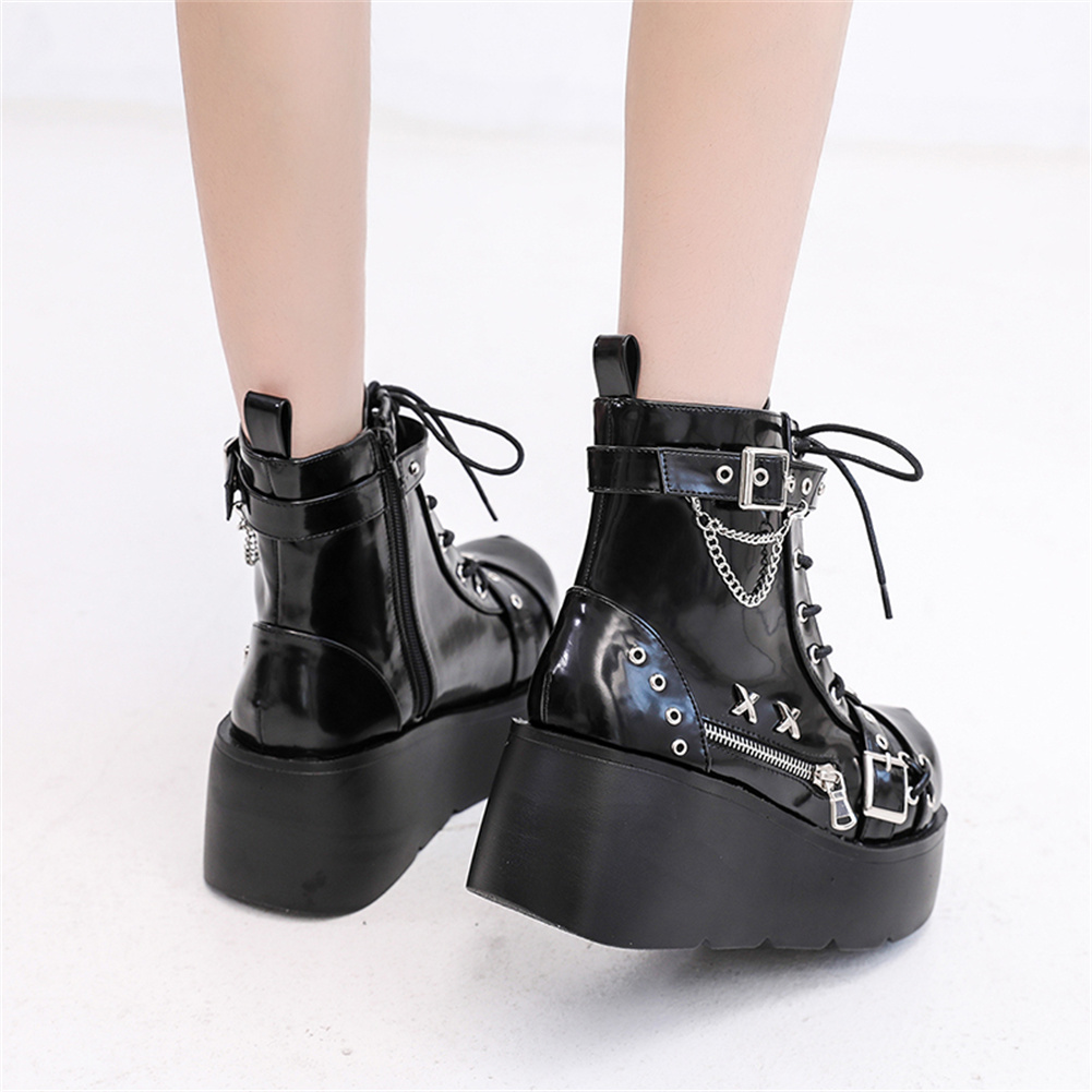 Brand New Ladies Goth Platform - Street Fashion Brand 评论和价格
