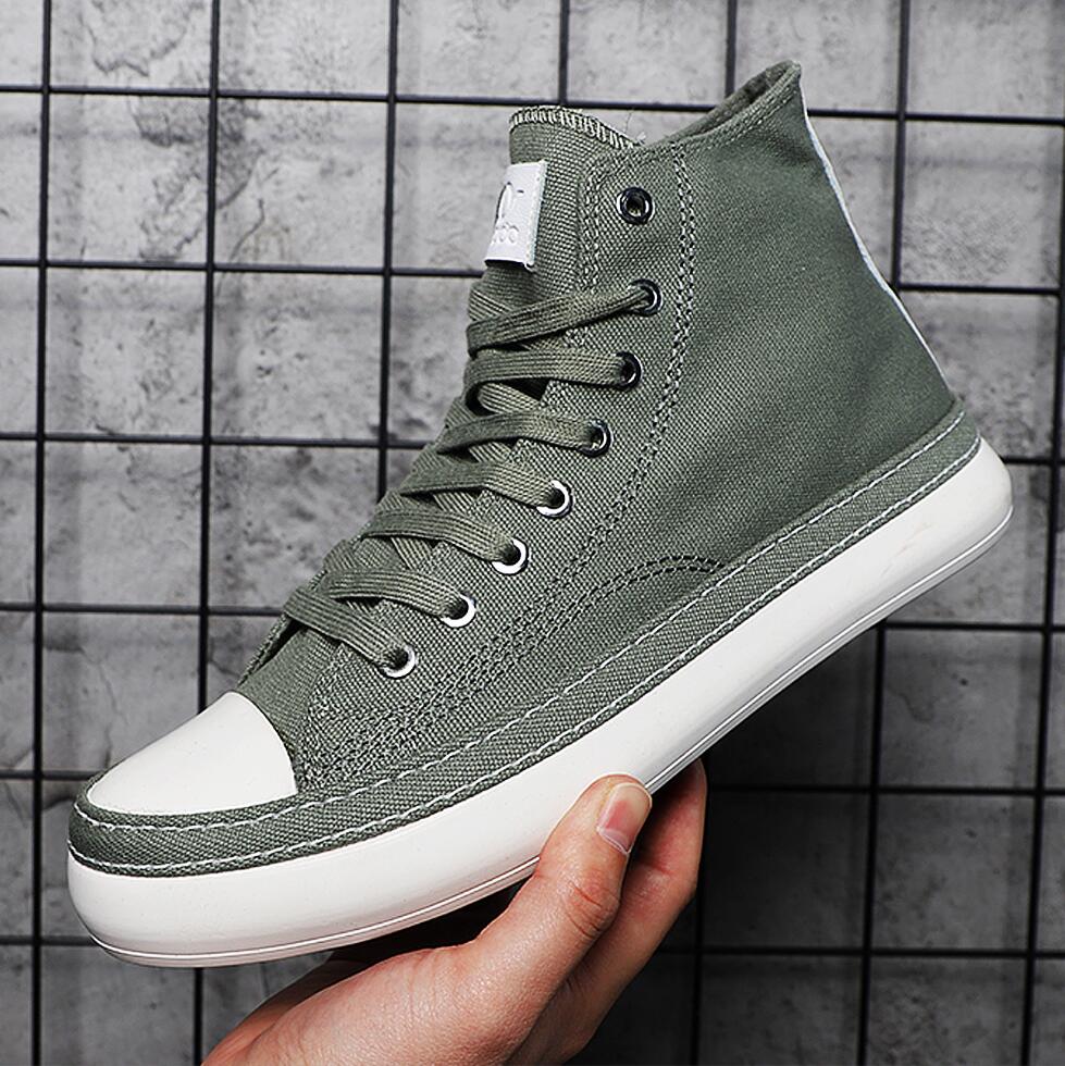 Men's High Top Canvas Shoes Ca - Street Fashion Brand 评论和价格
