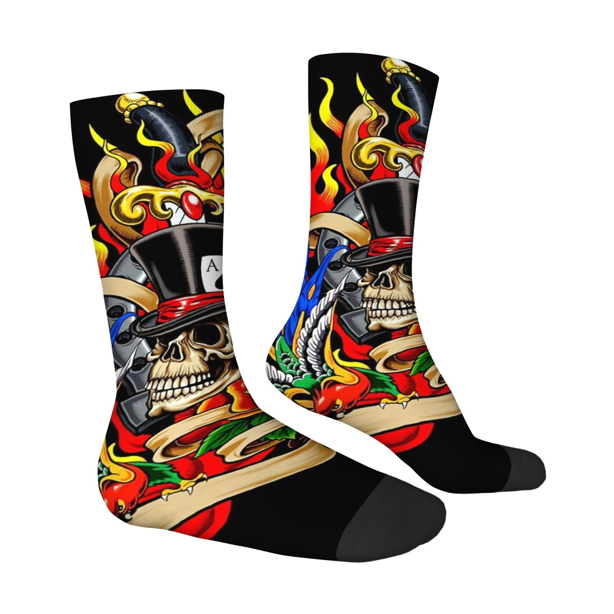 Quirky Gothic Skull Poker Styl - Quirky Street Fashion 评论和价格
