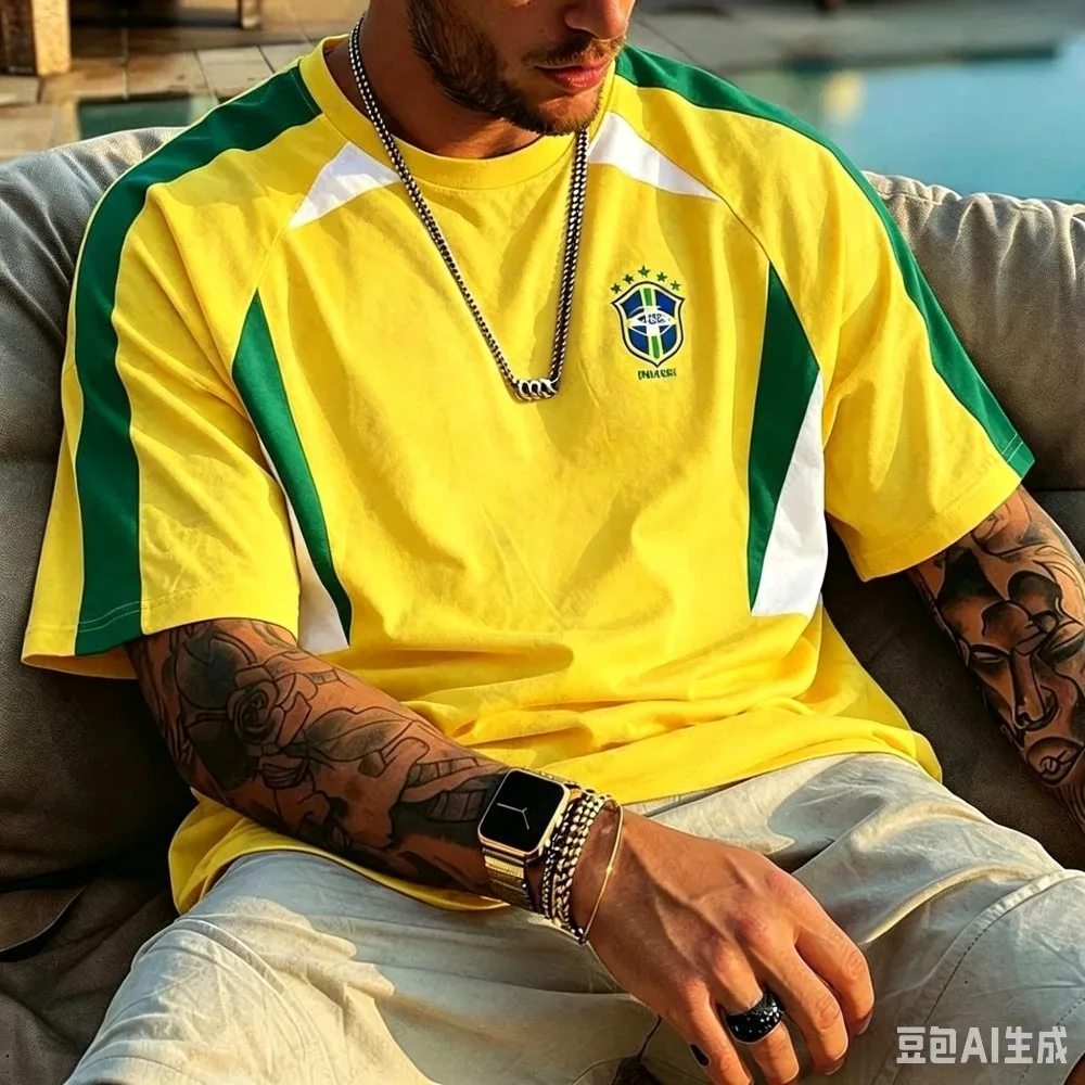 Brazil No.10 Retro Football Su - Street Fashion Brazil 评论和价格