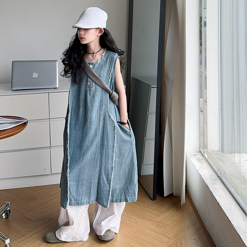 Loose Style Kids Luxury Summer - Street Fashion Jeans 评论和价格