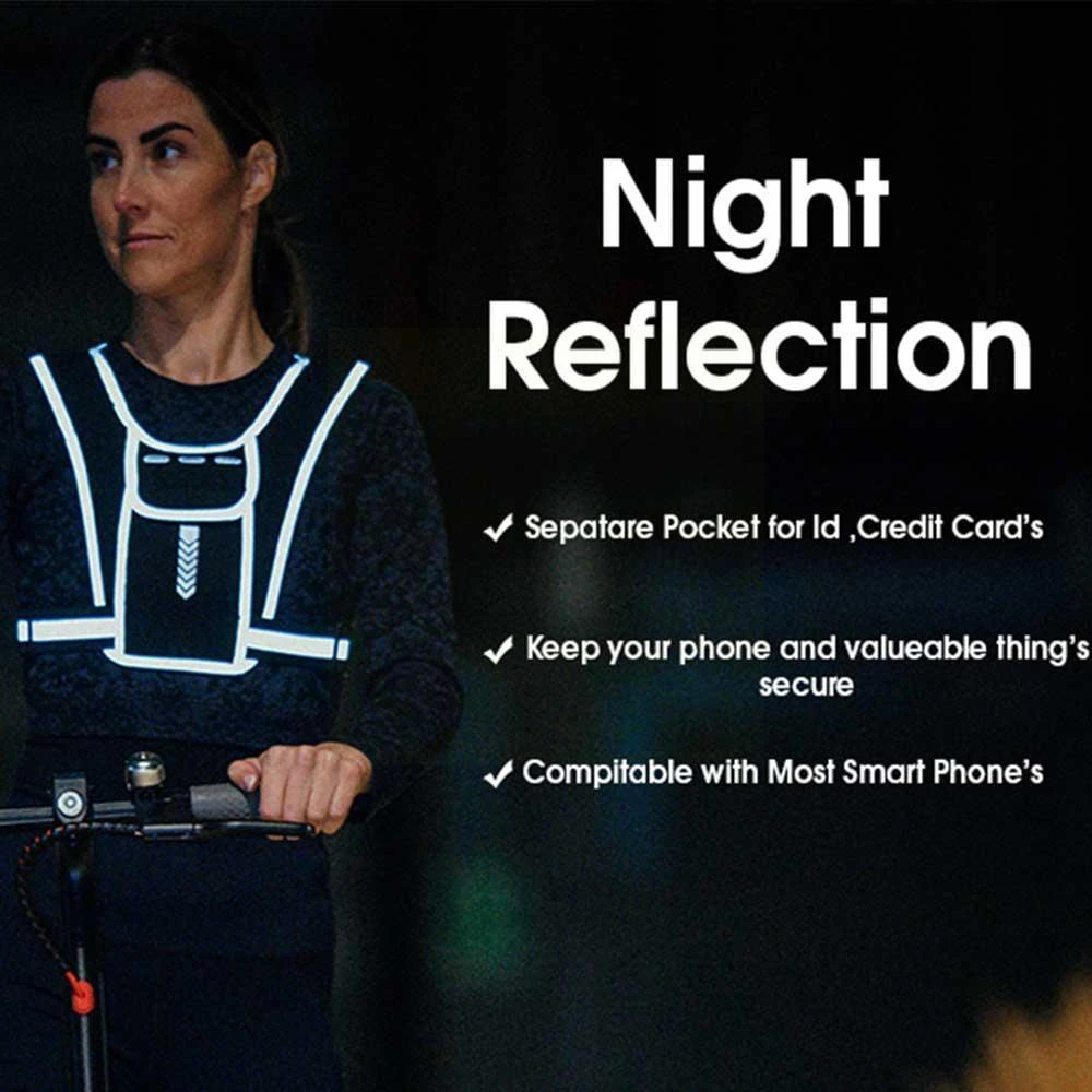 Running Vest Phone Holder for  - Reflective Jacket Running 评论和价格