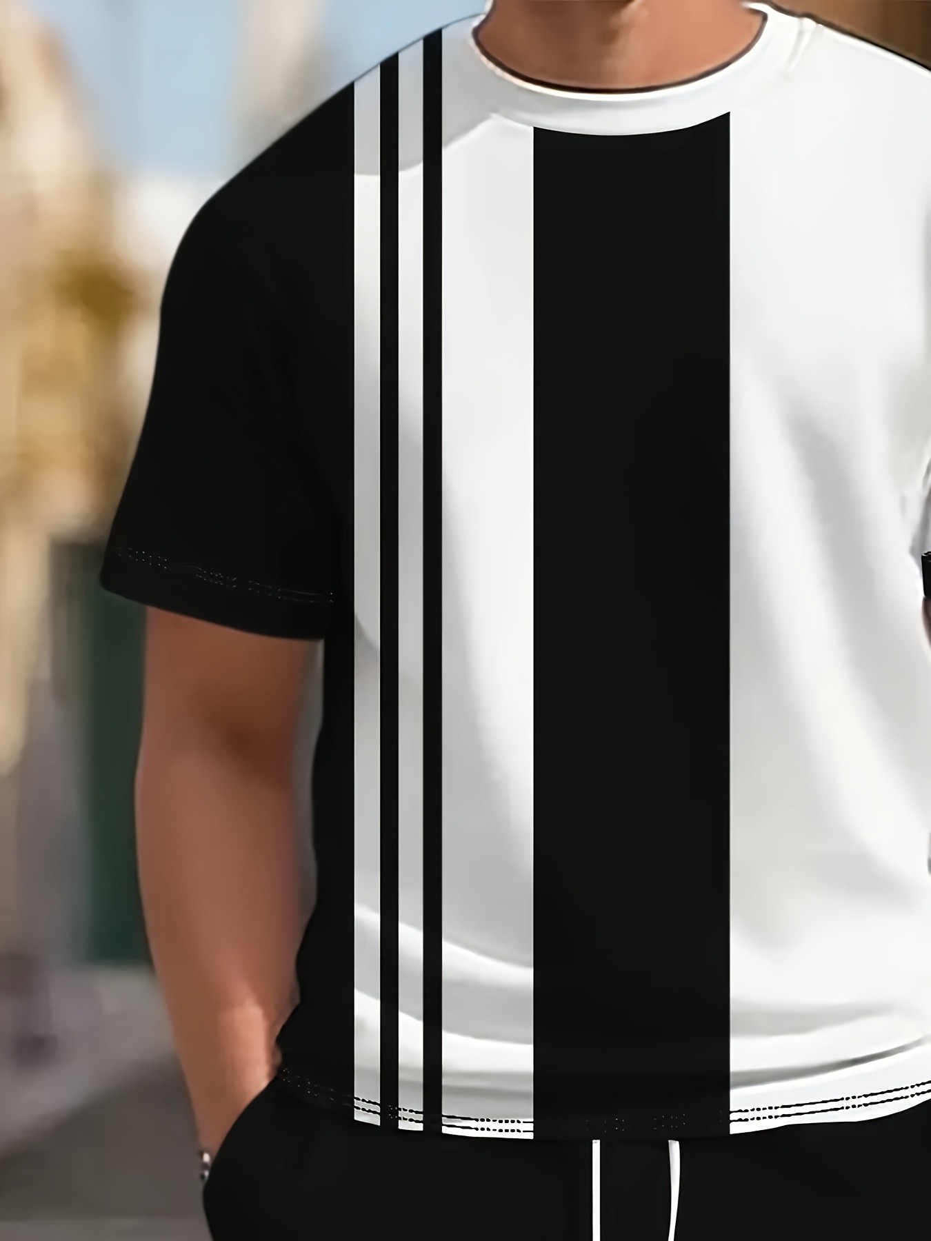 2026 Summer New Men's Short-Sl - Street Summer Fashion 评论和价格