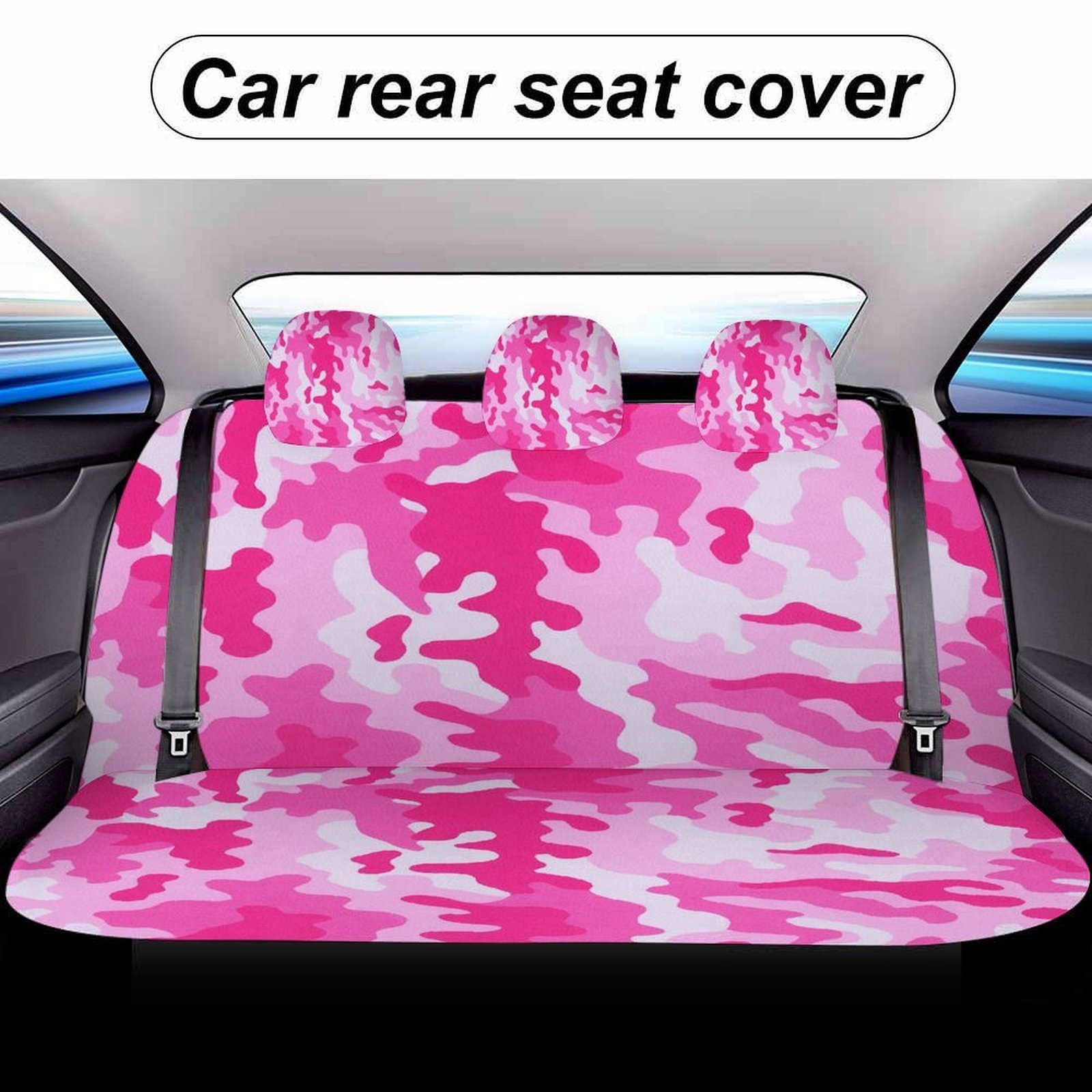 Pink Camo Pattern Car Seat Cov - Camo Pattern Set 评论和价格