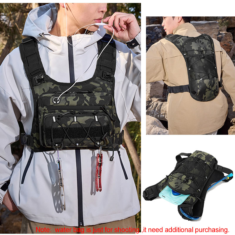 Tactical Bag Front Chest Rig V - Reflective Jacket Running 评论和价格