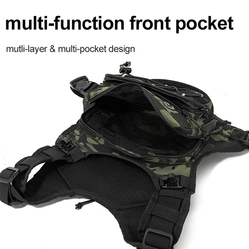 Tactical Bag Front Chest Rig V - Reflective Jacket Running 评论和价格