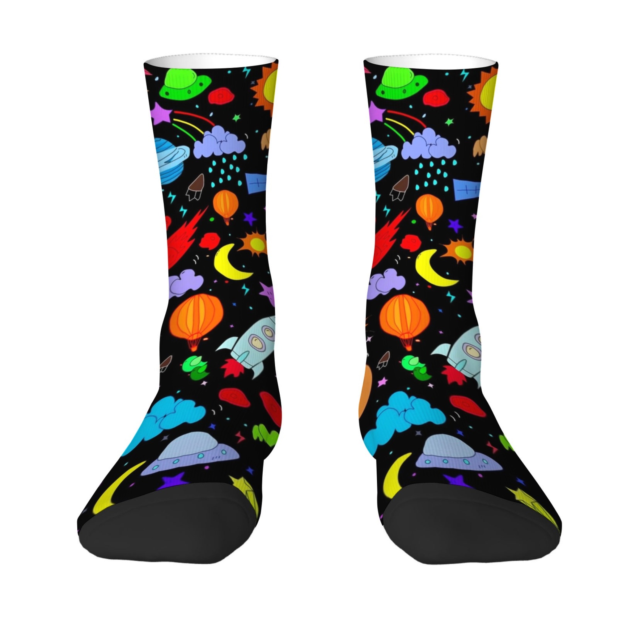 Cartoon Fun Earth Universe Pri - Quirky Street Fashion 评论和价格