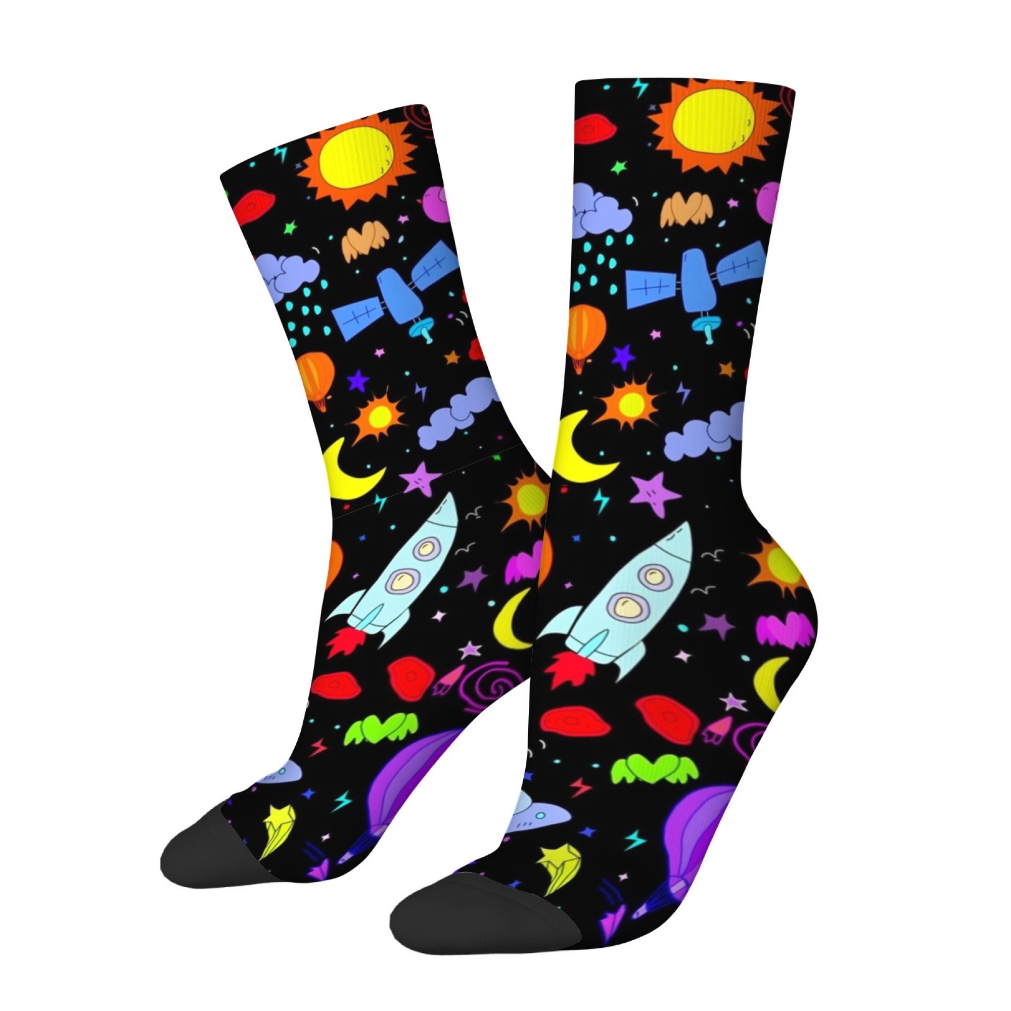 Cartoon Fun Earth Universe Pri - Quirky Street Fashion 评论和价格