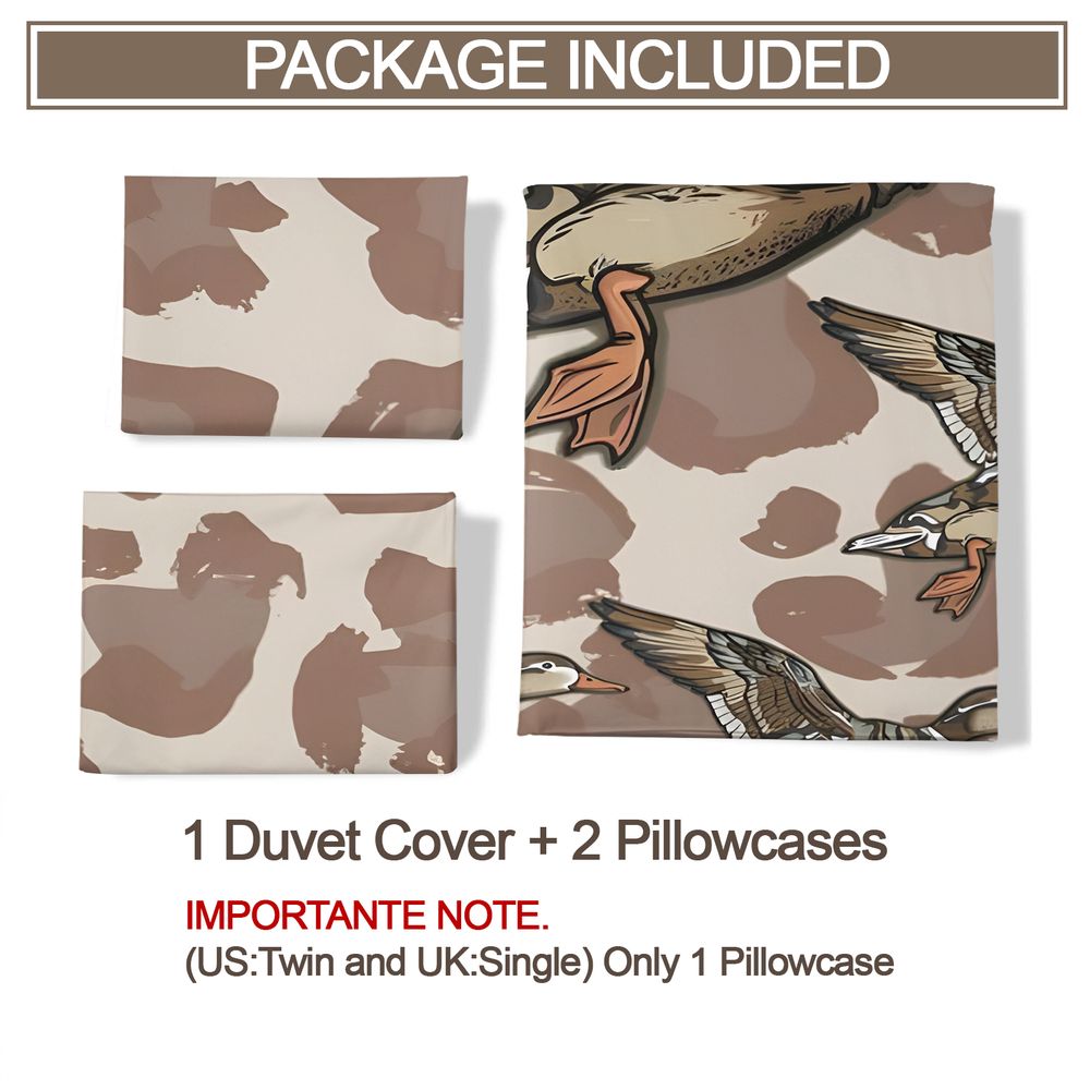 Flying Duck Duvet Cover Set Ca - Camo Pattern Set 评论和价格
