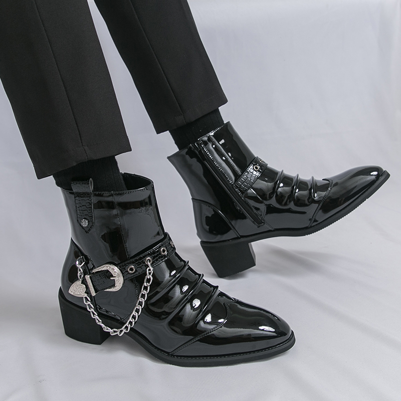 Fashion Side Zipper High Top M - Street Fashion Brand 评论和价格