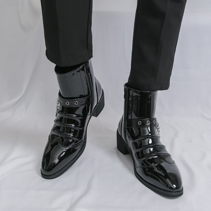 Fashion Side Zipper High Top M - Street Fashion Brand 评论和价格