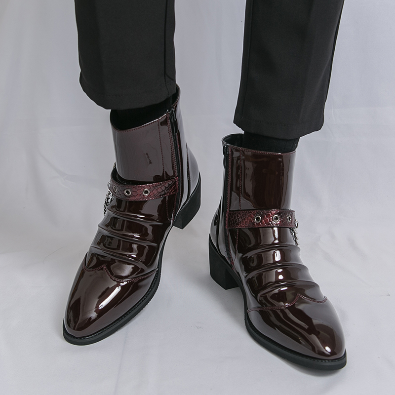 Fashion Side Zipper High Top M - Street Fashion Brand 评论和价格