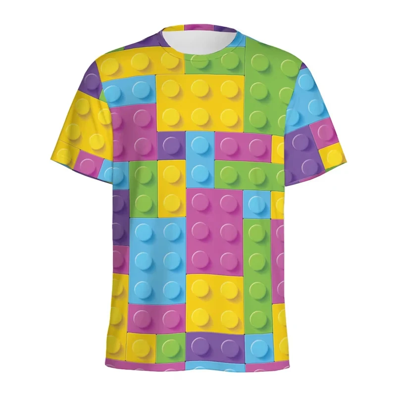 Retro Building Block 3D Printe - Street Fashion Videos 评论和价格