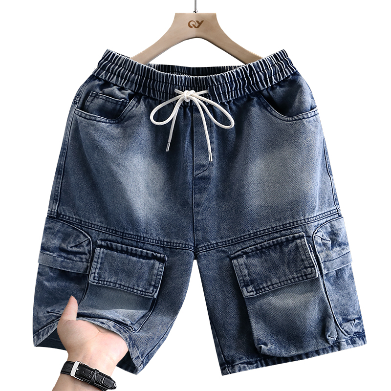 Men's Cargo Shorts New Summer  - Street Fashion Jeans 评论和价格