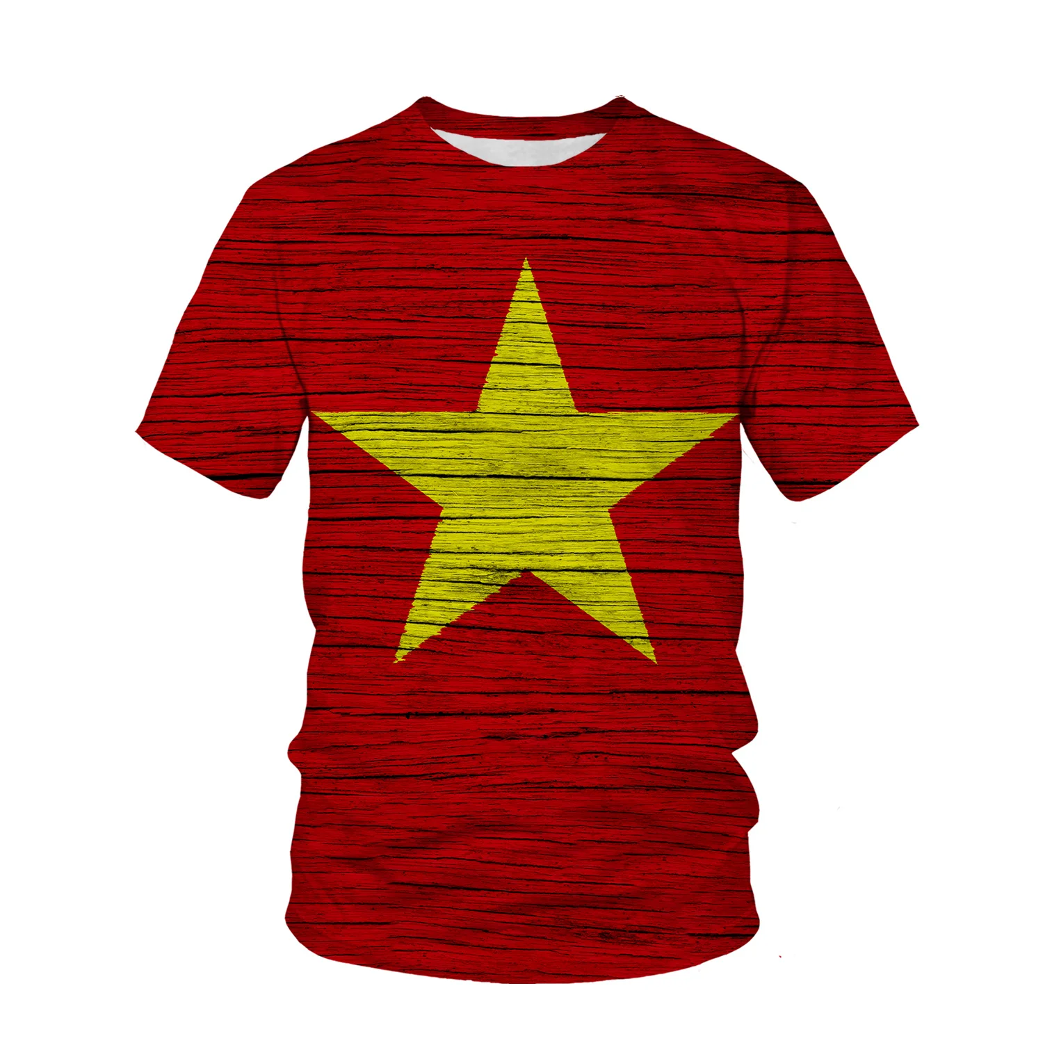Vietnam Flag Pattern 3d Printe - Street Fashion In Vietnam 评论和价格