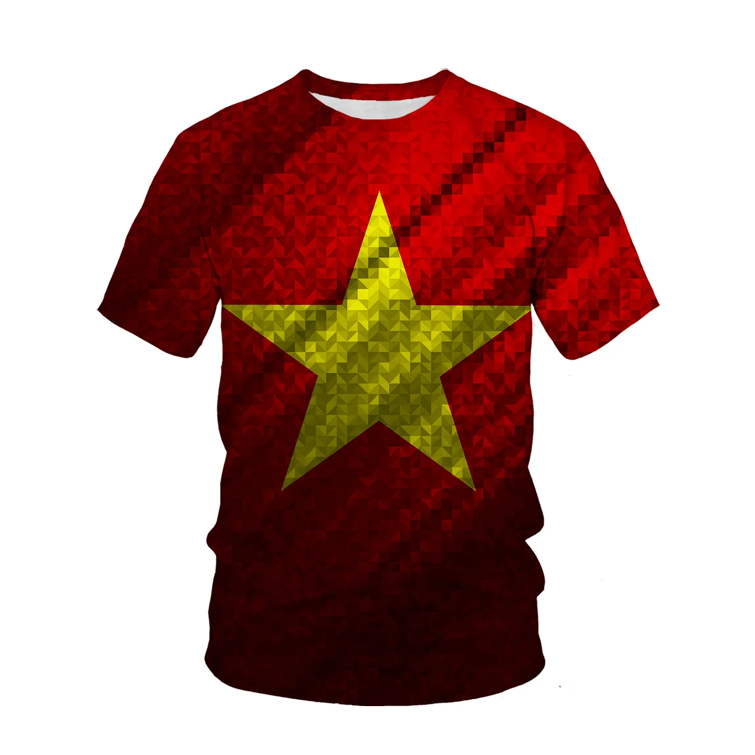 Vietnam Flag Pattern 3d Printe - Street Fashion In Vietnam 评论和价格